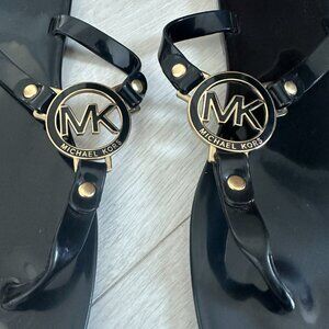 Michael Kors patent sandals